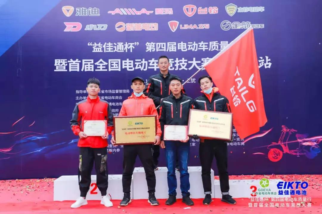 <b>实力不打折，台铃猛狮连获电动摩托车越野王、爬坡王桂冠！</b>