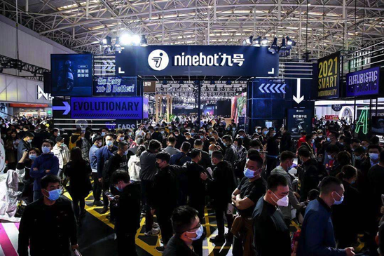 <b>九号电动天津展首秀，展位被挤得水泄不通！</b>